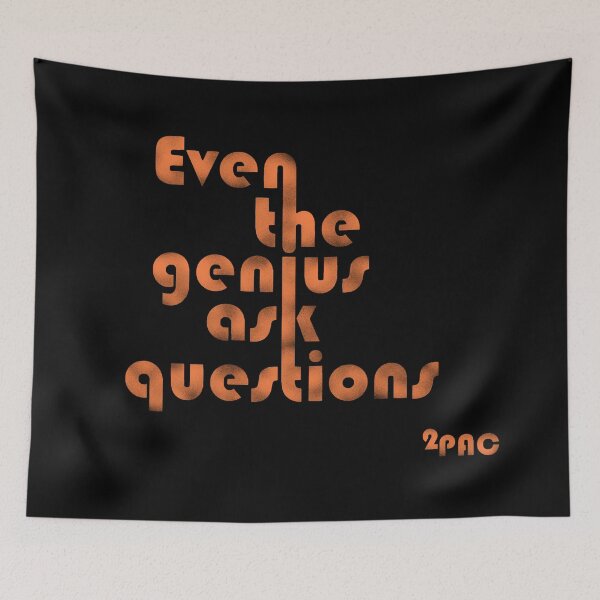 Item preview, Even genius asks questions - orange designed and sold by BeJahMan.