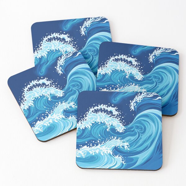 Item preview, Blue Wave Ocean Swirl designed and sold by Art for Every Person.