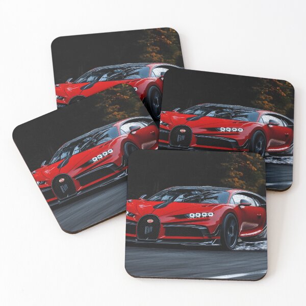 Item preview, Red Bugatti Chiron Super Sport Poster – High-Quality Wall Art V designed and sold by AutoPopStudio.