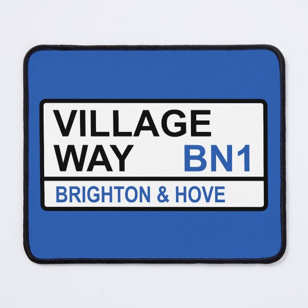 Item preview, Brighton and Hove Village Way Street Sign designed and sold by DelfDesign.