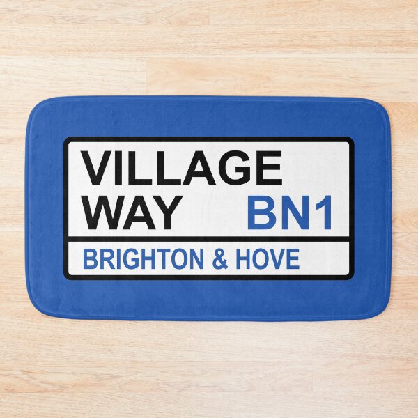 Item preview, Brighton and Hove Village Way Street Sign designed and sold by DelfDesign.