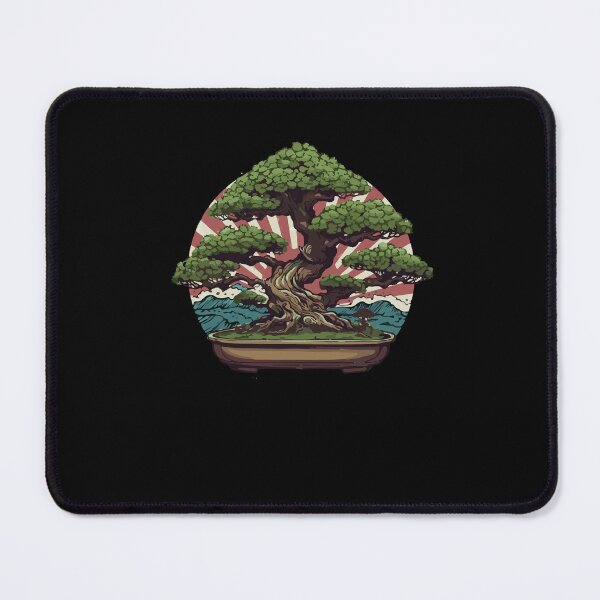 Item preview, Bonsai Tree and Sun Rising In Japan Graphic Art designed and sold by Dressed For Duty.