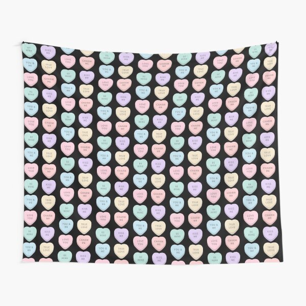 Aperçu de l'œuvre Conversation Bonbons Coeurs Amour créée et vendue par Medallian.