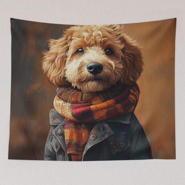 Item preview, Stylish Dog in Cozy Attire designed and sold by junkydotcom.