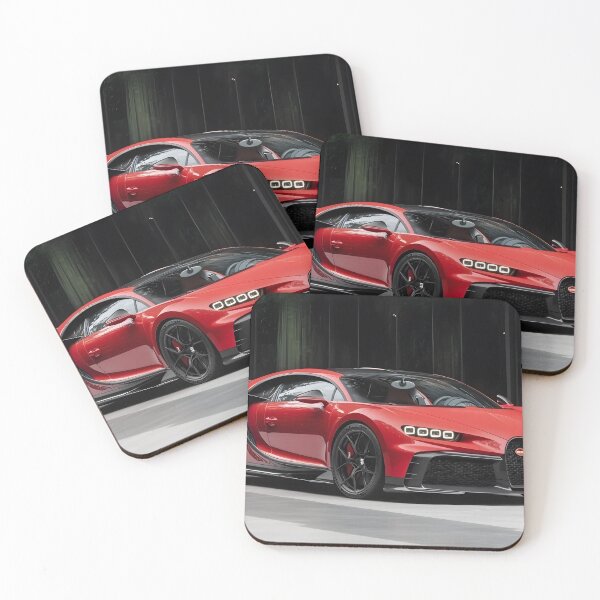 Item preview, Red Bugatti Chiron Super Sport Poster – High-Quality Wall Art V designed and sold by AutoPopStudio.