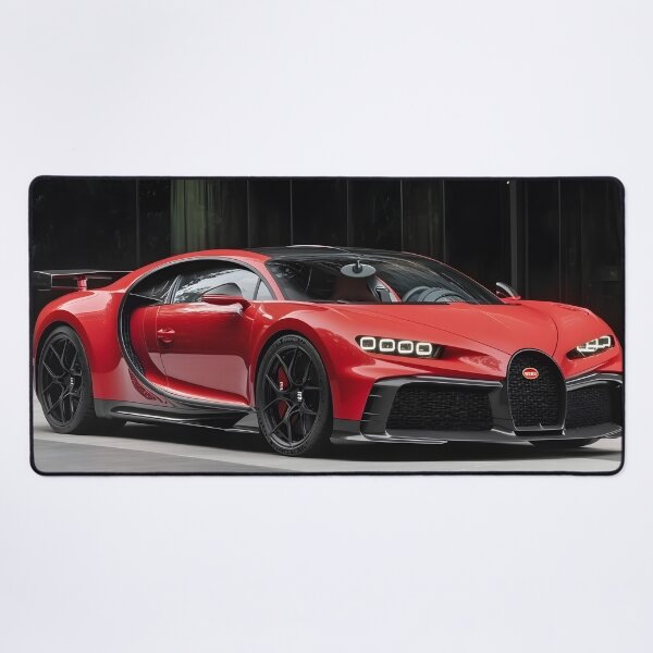 Item preview, Red Bugatti Chiron Super Sport Poster – High-Quality Wall Art V designed and sold by AutoPopStudio.