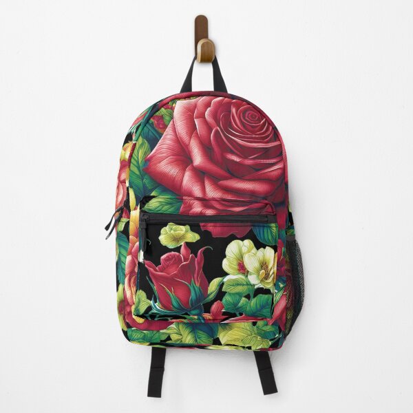 Item preview, Red Roses Colorful Floral Art designed and sold by HappyHavenStu.