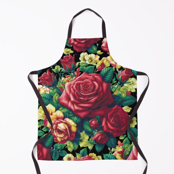 Item preview, Red Roses Colorful Floral Art designed and sold by HappyHavenStu.