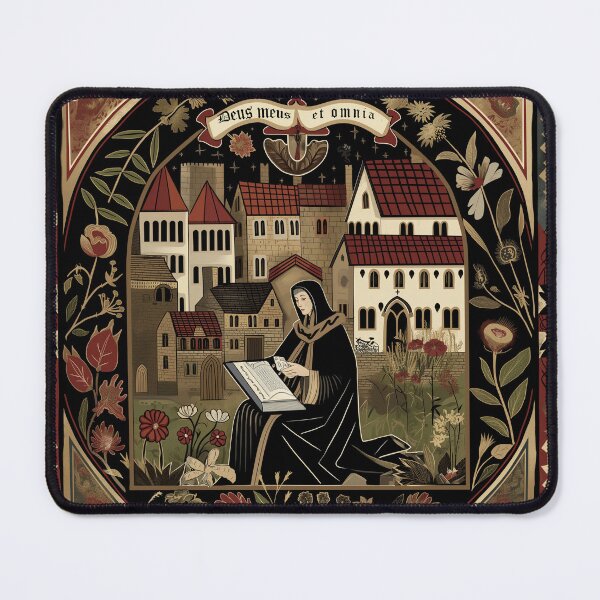 Item preview, Monastery Monk Deus meus et omnia (My God and all) designed and sold by JanChryzostom.