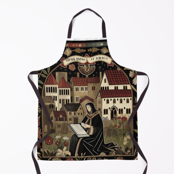 Item preview, Monastery Monk Deus meus et omnia (My God and all) designed and sold by JanChryzostom.