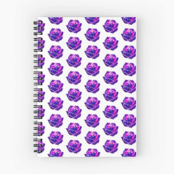 Item preview, Glowing Neon Rose – Purple designed and sold by AnmitsuArt.