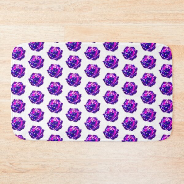 Item preview, Glowing Neon Rose – Purple designed and sold by AnmitsuArt.