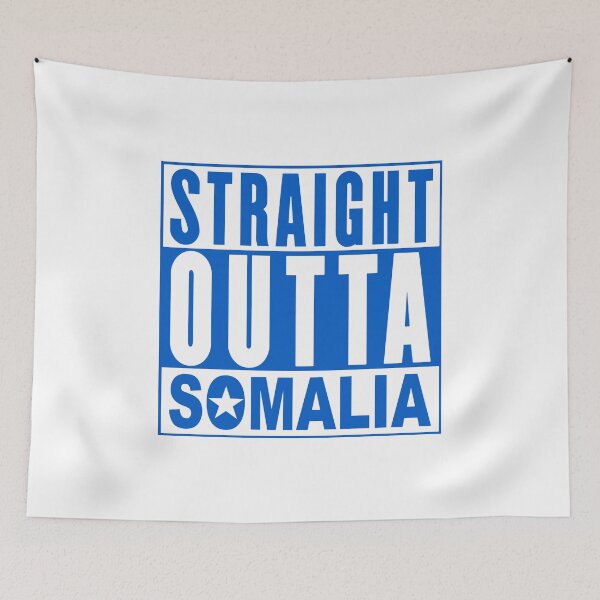 Item preview, Straight Outta Somalia; Africa; designed and sold by StickerApe.