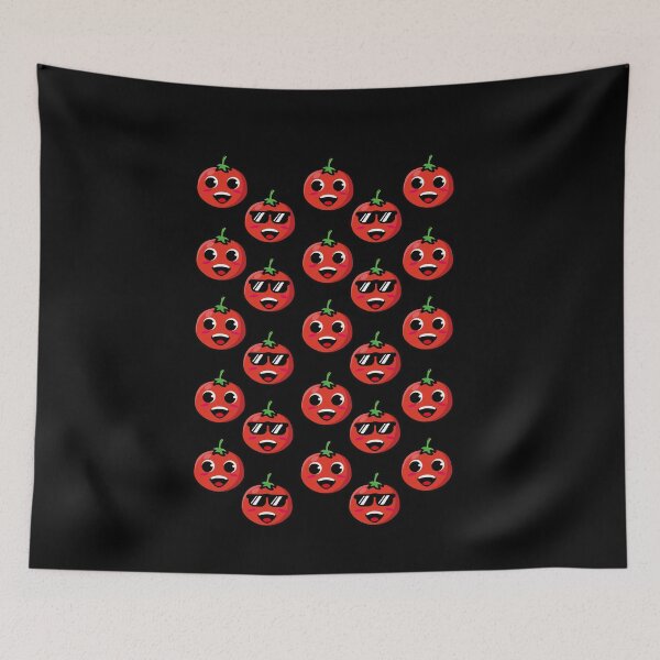 Item preview, Tomato Pattern Cute Happy Tomato Fruit for Vegans Fruitarian  designed and sold by Dressed For  Duty.