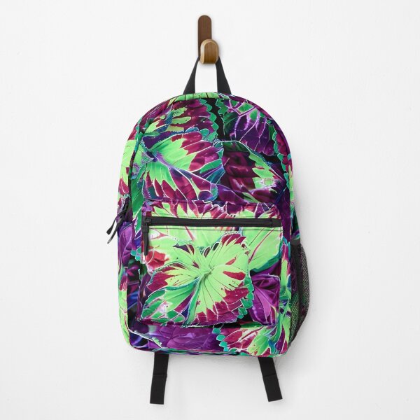 Item preview, Vibrant Clementine Columbia Coleus Leaves in Detailed Close Up designed and sold by graphicnew.