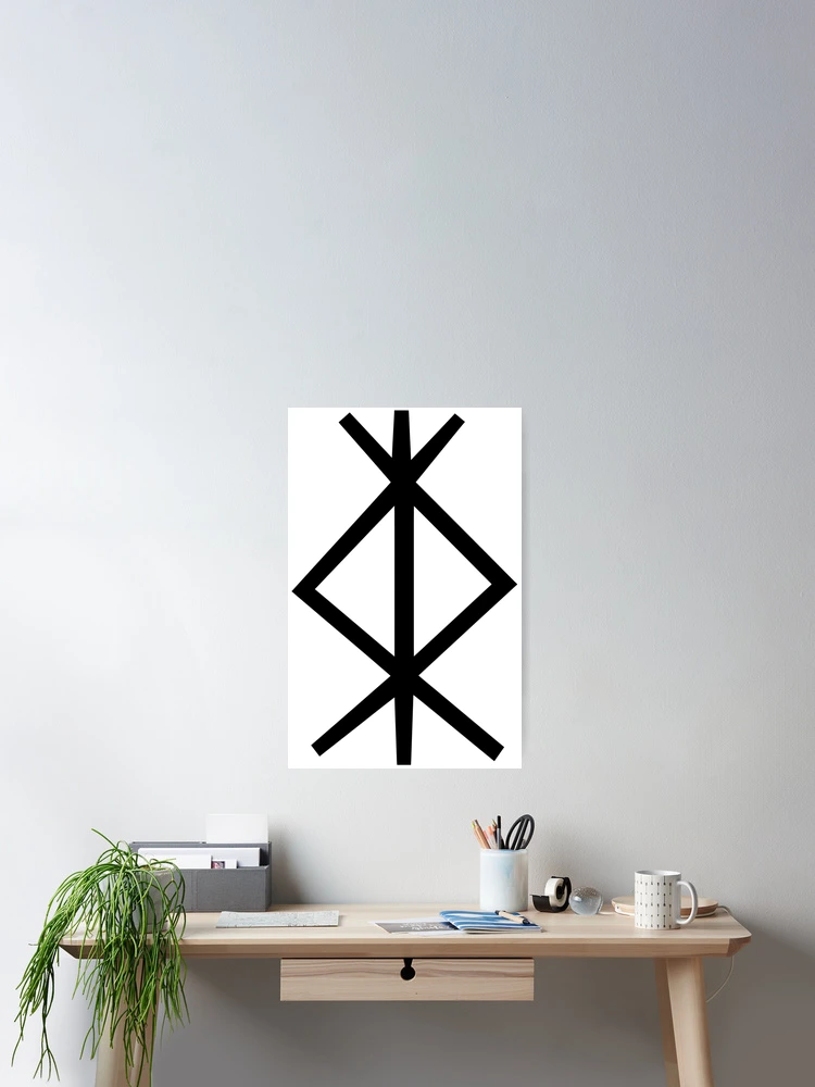 Thumbnail 2 of 3, Poster, Protection Rune designed and sold by Angry Swan Designs.