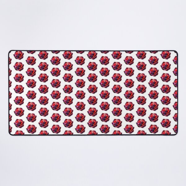 Item preview, Glowing Neon Rose – Dark Red designed and sold by AnmitsuArt.