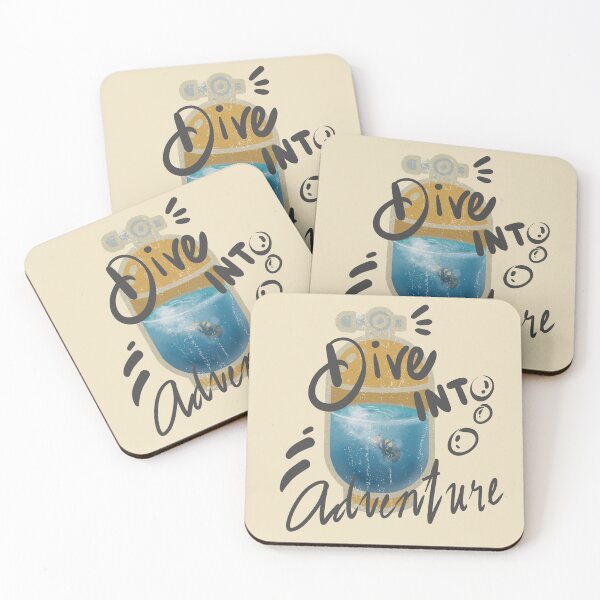 Item preview, Dive Into Adventure – Scuba Diving Illustration designed and sold by Gawii.