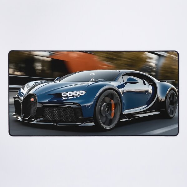 Item preview, Blue Bugatti Chiron Super Sport Poster – High-Performance Hypercar Wall Art IV designed and sold by AutoPopStudio.