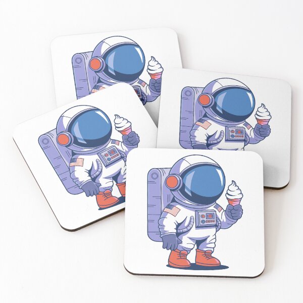 Item preview, Ice Cream Cone Astronaut designed and sold by Angry Swan Designs.
