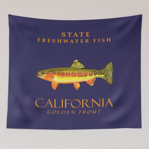 Item preview, California Territory Freshwater Fish The Golden Trout designed and sold by taiche.