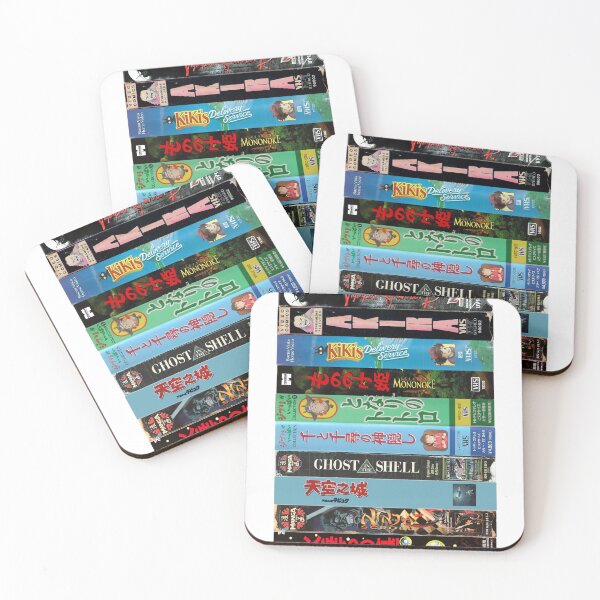 Item preview, Classic Manga - Vintage VHS Spines  designed and sold by Mr Mustard Prints.