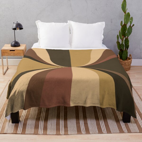 Item preview, Retro Midcentury Modern Geometric Rainbow Abstract Pattern VIII designed and sold by nineFlorals.