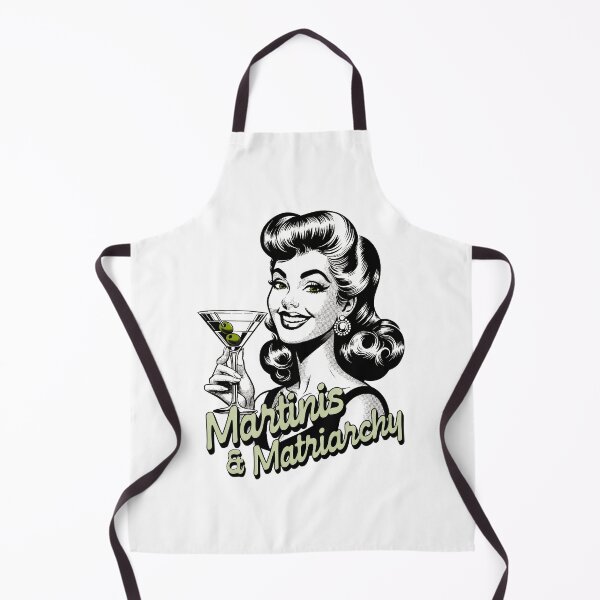 Item preview, Martinis and Matriarchy - Retro design - International Women's Day designed and sold by TTeamDesigns.