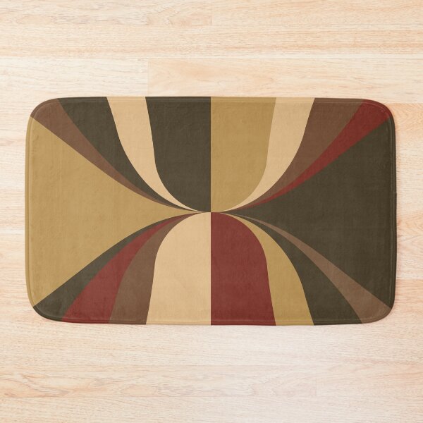 Item preview, Retro Midcentury Modern Geometric Rainbow Abstract Pattern VX designed and sold by nineFlorals.