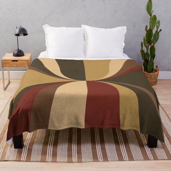 Item preview, Retro Midcentury Modern Geometric Rainbow Abstract Pattern VX designed and sold by nineFlorals.