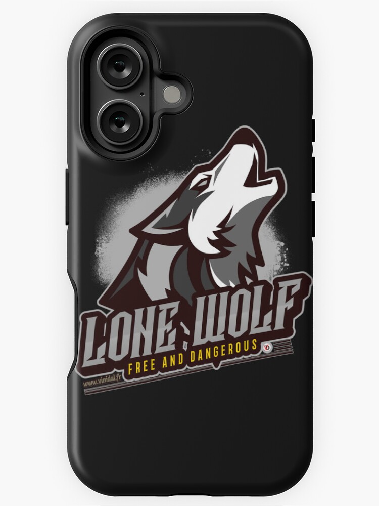 Aperçu 1 sur 4. Coque iPhone avec l'œuvre Anar-16-LONE WOLF. créée et vendue par Vinidal.