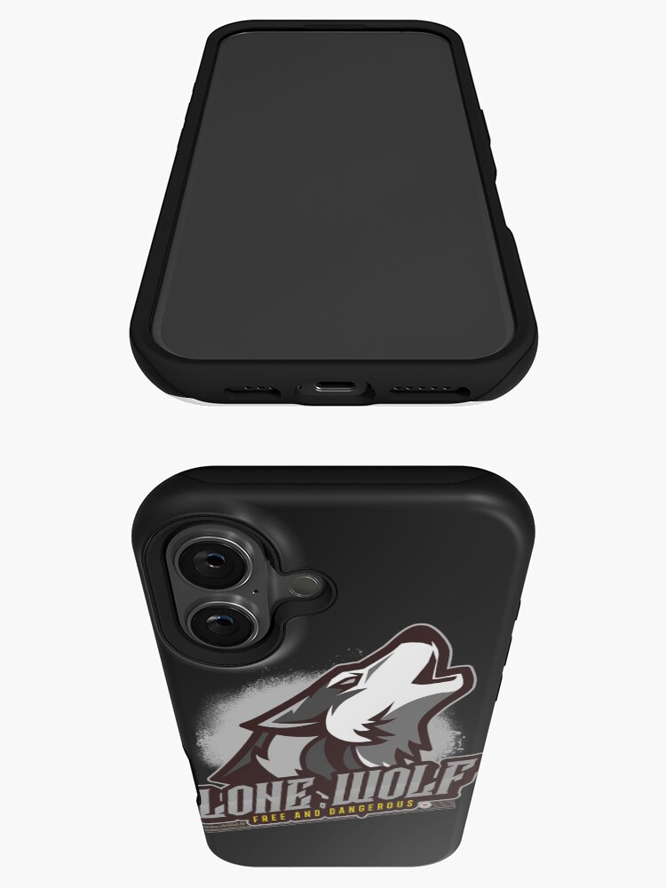 Aperçu 3 sur 4. Coque iPhone avec l'œuvre Anar-16-LONE WOLF. créée et vendue par Vinidal.