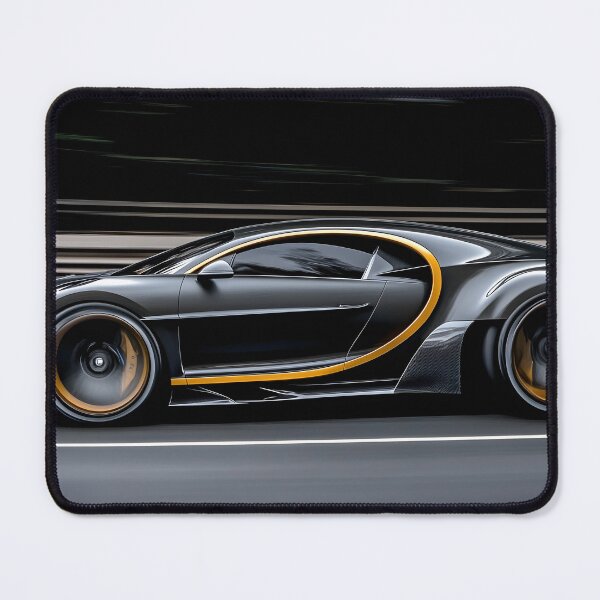 Item preview, Black & Gold Bugatti Chiron Super Sport Poster – Luxury Hypercar Wall Art IV designed and sold by AutoPopStudio.