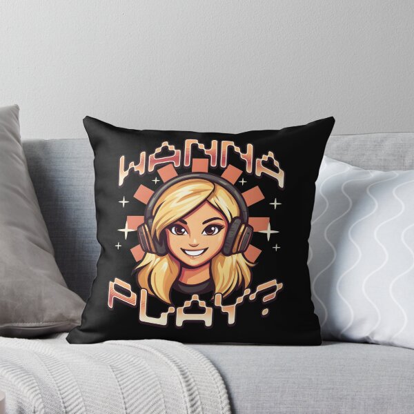 Item preview, Wanna Play? - Gamer Girl design designed and sold by TTeamDesigns.