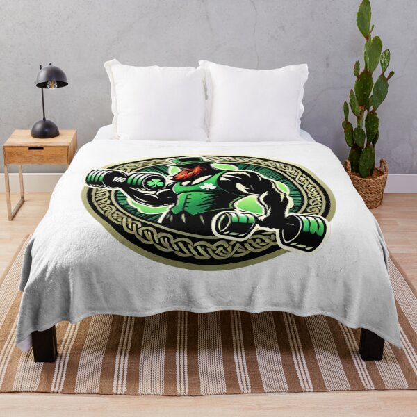 Item preview, Strong Irish Luck Celtic Gym Workout Leprechaun designed and sold by MigNetZ.
