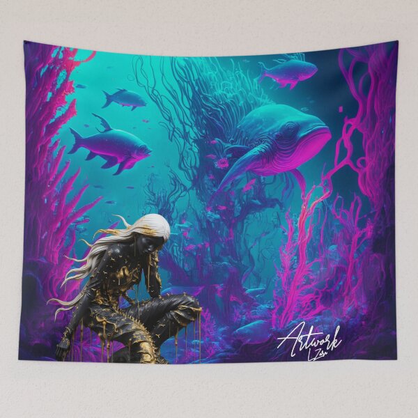 Item preview, Mysterious Deep Sea Fascination in the Realm of the Mermaids designed and sold by FD-artwork.