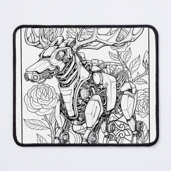 Item preview, Robot Animals Coloring Page Pattern  designed and sold by DavidColoring.