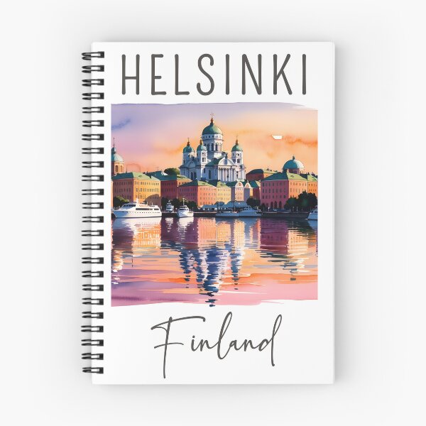 Item preview, A Watercolor Design of Helsinki - Finland  designed and sold by Sketch-Shack.