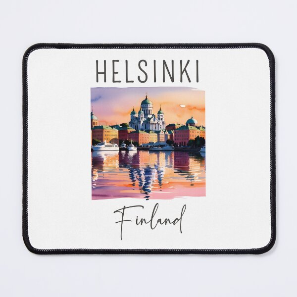 Item preview, A Watercolor Design of Helsinki - Finland  designed and sold by Sketch-Shack.
