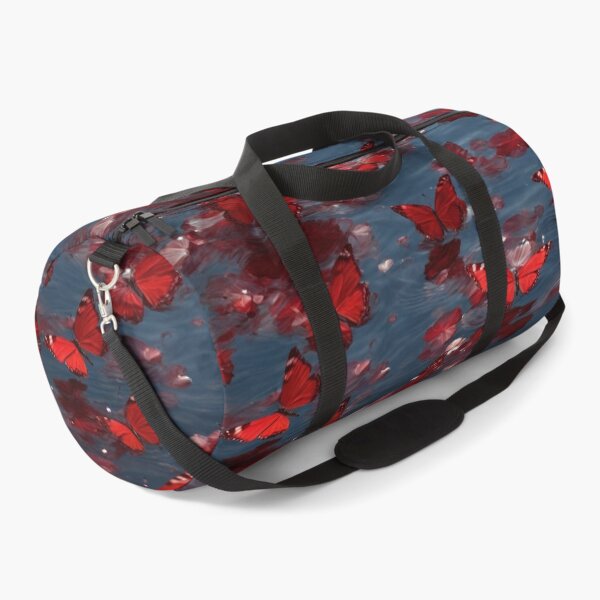 Item preview, Red Butterflies Over Tranquil Waters designed and sold by Sadia  Jannat.