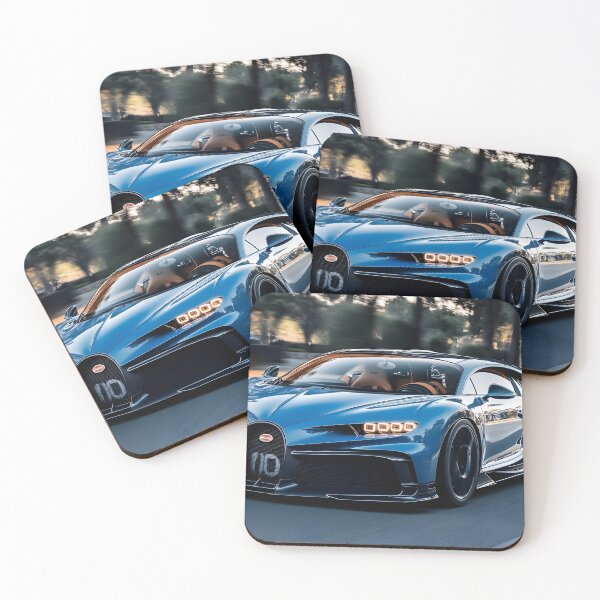 Item preview, Blue & Black Bugatti Chiron Super Sport Poster – Luxury Hypercar Wall Art designed and sold by AutoPopStudio.