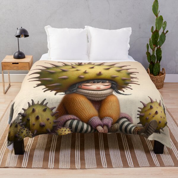 Item preview, Horned Melon Girl designed and sold by Beyondnote-Art.