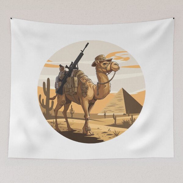 Item preview, Tactical Camel designed and sold by Angry Swan Designs.