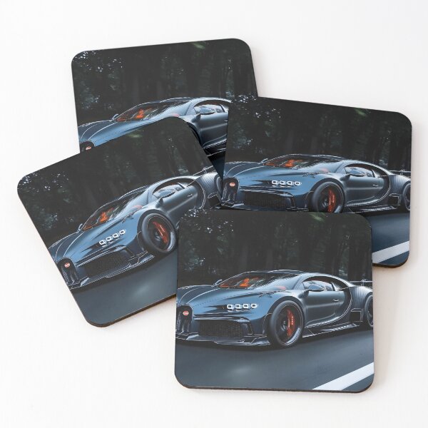 Item preview, Blue & Black Bugatti Chiron Super Sport Poster – Luxury Hypercar Wall Art II designed and sold by AutoPopStudio.