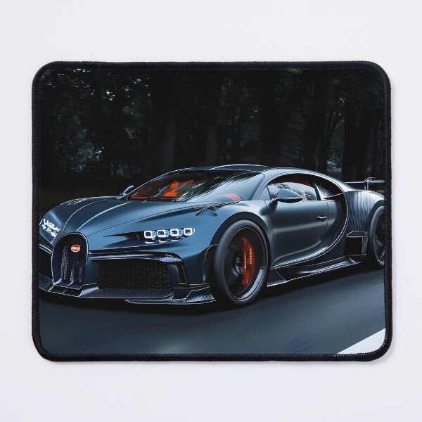Item preview, Blue & Black Bugatti Chiron Super Sport Poster – Luxury Hypercar Wall Art II designed and sold by AutoPopStudio.