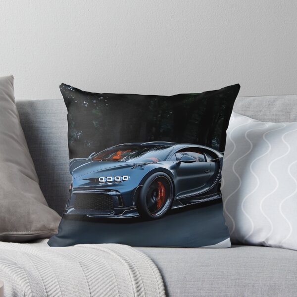 Item preview, Blue & Black Bugatti Chiron Super Sport Poster – Luxury Hypercar Wall Art II designed and sold by AutoPopStudio.