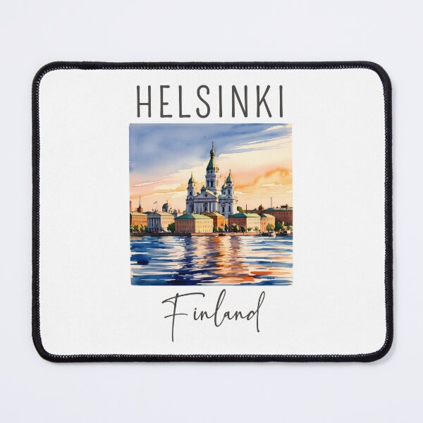 Item preview, A Watercolor Design of Helsinki - Finland  designed and sold by Sketch-Shack.