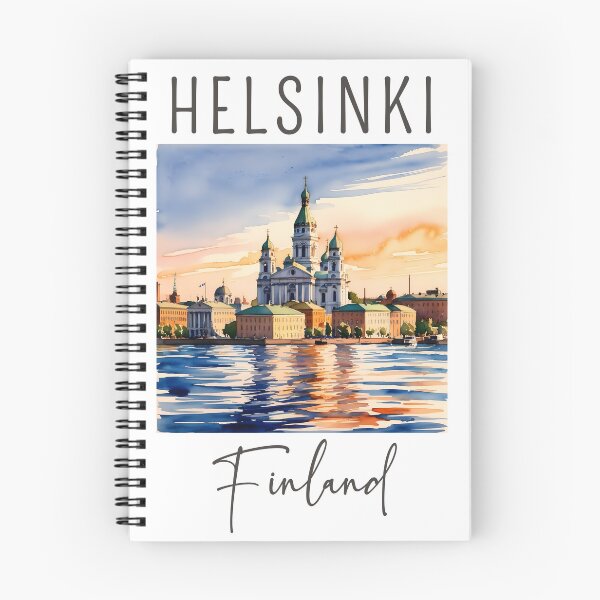 Item preview, A Watercolor Design of Helsinki - Finland  designed and sold by Sketch-Shack.
