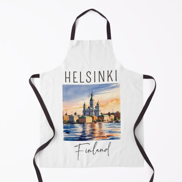 Item preview, A Watercolor Design of Helsinki - Finland  designed and sold by Sketch-Shack.