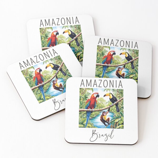 Item preview, A Watercolor Design of Amazonia - Brazil  designed and sold by Sketch-Shack.